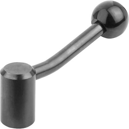 Kipp Tension Lever Size-2, 14H7, A-100, Form-20Deg Steel, Comp-Plastic K0176.114